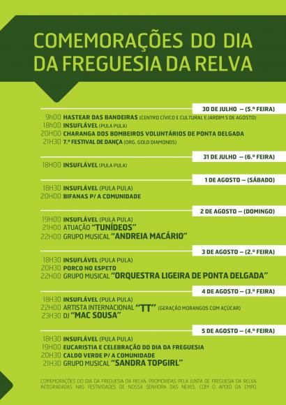 Comemora&ccedil;&otilde;es do Dia da Freguesia da Relva &ndash; 2026